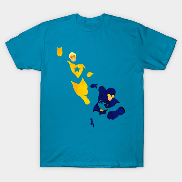 Blue n' Gold T-Shirt by JRLunaArt